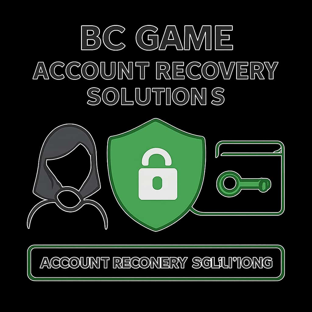 Diagram illustrating BC Game Account Recovery Solutions.