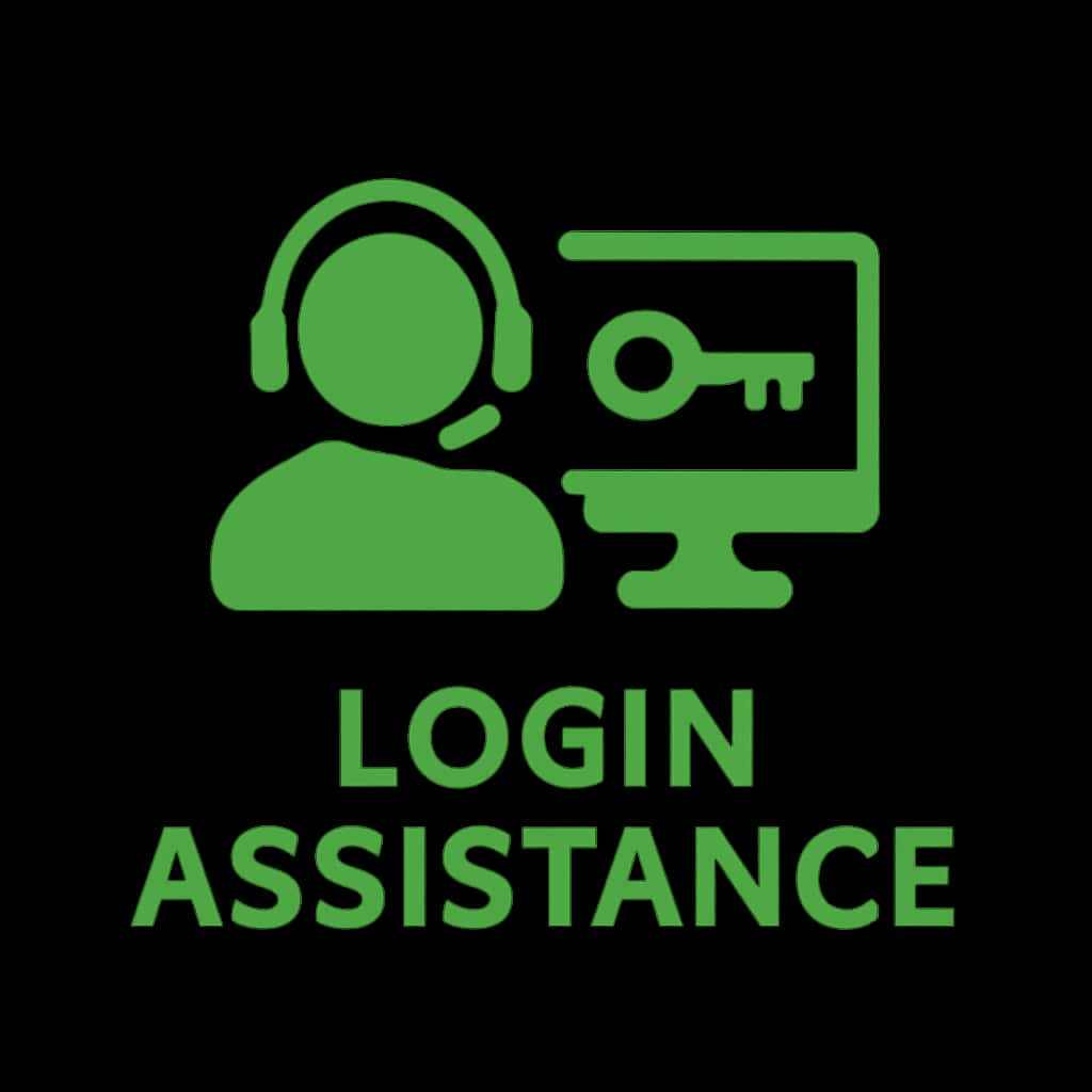 Icon symbolizing assistance for BC Game login.