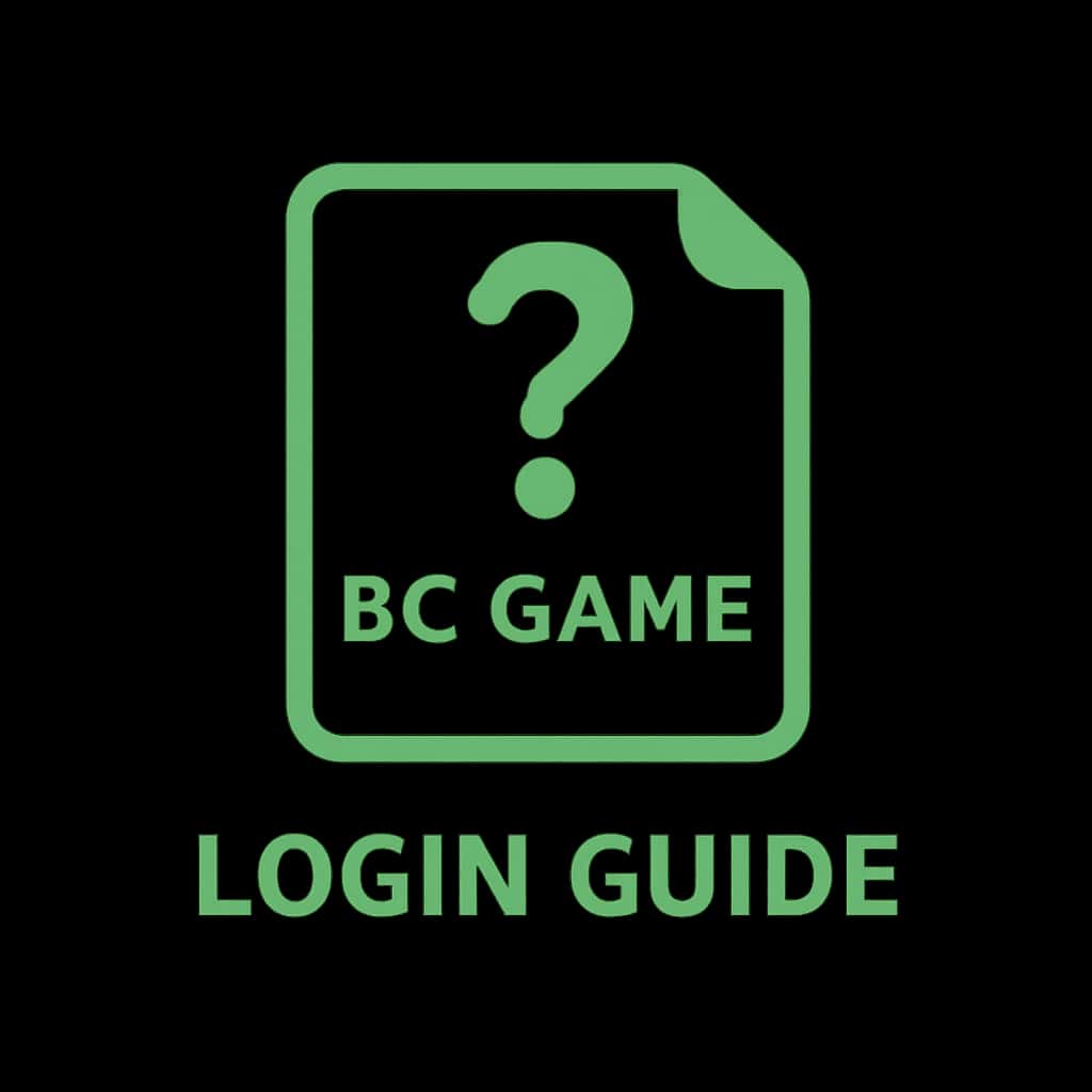 A professional badge indicating the BC Game Login Guide.