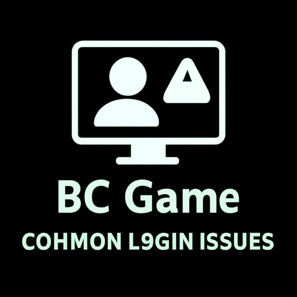 An icon representing help for common login issues on BC Game.