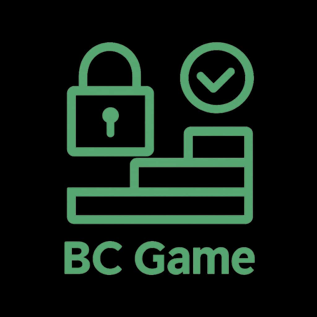 A badge icon symbolizing secure login for BC Game.