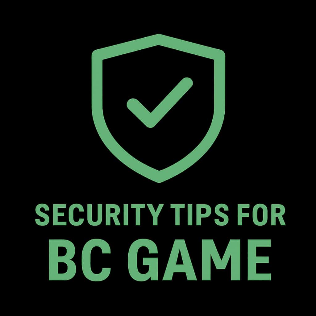 Icon representing Security Tips for BC Game, focusing on account security.